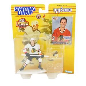 Kenner 1998 Starting Lineup NHL Chicago Blackhawks Doug Gilmour Action Figure